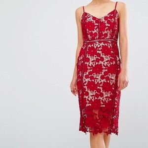 ASOS New Look Premium Bodycon Lace Dress